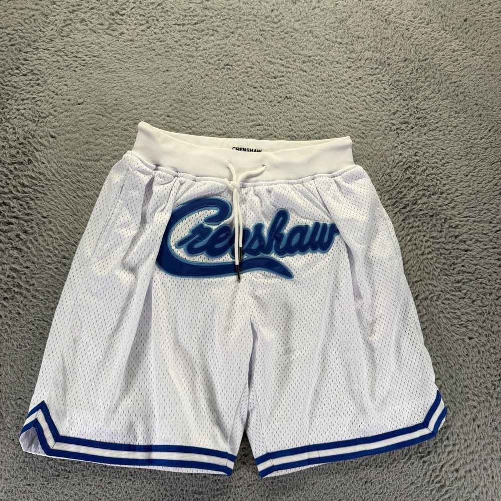 Headgear Classics Shorts Men's S White Los Angeles Crenshaw Mamba Basketball